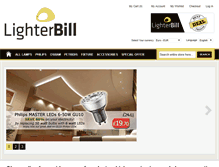 Tablet Screenshot of lighterbill.com